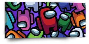 Sablio Obraz AMONG US Levitujúci - 110x50 cm