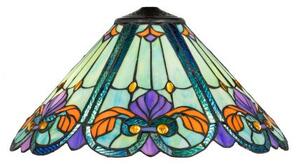Vitrážové tienidlo na lampu VIOLET Ø40