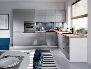 Dolná kuchynská skrinka D601F Aurellia (biela + sivý lesk) (L). Vlastná spoľahlivá doprava až k Vám domov. 1015829