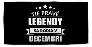 Sablio Uterák Tie pravé legendy sa rodia v decembri - 30x50 cm