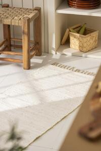 Bavlnený behúň na podlahu Cream 250 x 60 cm