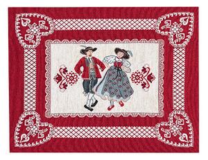 Gobelínový behúň na stôl Chenille IT119 Farba Viacfarebná Rozmery 40x130 cm