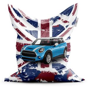 Sablio Sedací vak Mini sedan Britská vlajka - 150x100 cm