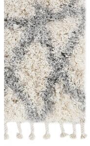 Kusový koberec shaggy Azteco krémovo sivý 80x150cm