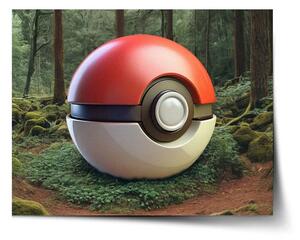 Sablio Plagát Pokemon ball Les - 60x40 cm