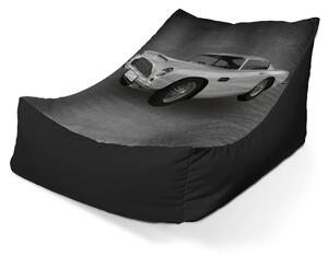 Sablio Sedací vak Lounge Aston Martin Tmavé pozadie - 80 x 95 x 50 cm