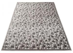 Kusový koberec Kamienky sivý 80x150cm