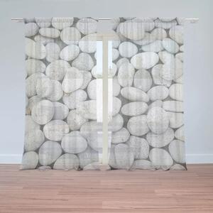 Sablio Záclony Okruhliaky: 2ks 150x250cm