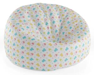 Sablio Sedací vak Cocoon Cumlíky a body - 75 x 45 x 35 cm