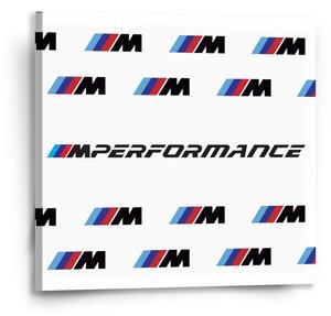 Sablio Obraz MPERFORMANCE biely vzor - 50x50 cm