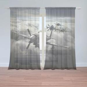 Sablio Záclony Stíhacie lietadlá: 2ks 150x250cm