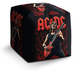 Sablio Taburet Cube ACDC Gitarista - 40x40x40 cm