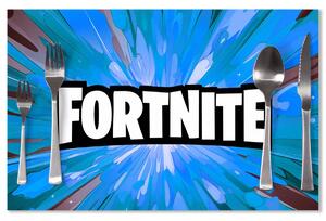 Sablio Prestieranie FORTNITE modrá: 40x30cm