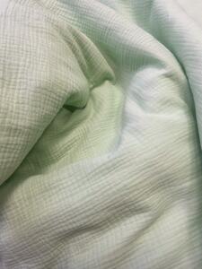 Mušelínové obliečky svetlo zelené 140x200cm+90x70cm TiaHome