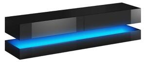 Signal TV stolík Cosmo LED Farba: Čierna lesk