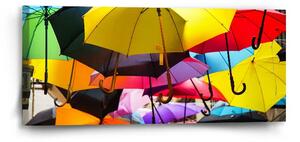 Sablio Obraz Dáždniky - 110x50 cm