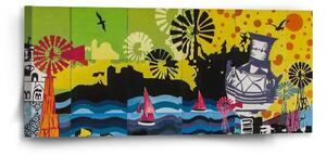 Sablio Obraz Maľba - 110x50 cm