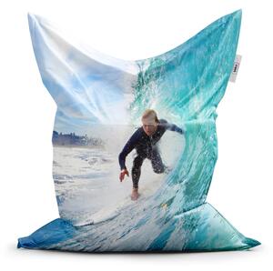 Sablio Sedací vak surfista na vlne - 150x100 cm