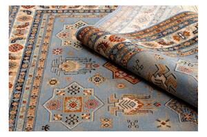 Vlnený kusový koberec Surat modrý 80x145cm