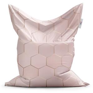 Sablio Sedací vak Rose gold - 150x100 cm