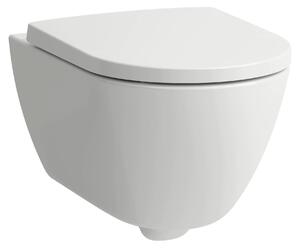 Kompletná sada podomietkovej toalety Laufen PRO X H866860, bez okrajového splachovania, s pomalým dovieraním (SoftClose), biela, 1 ks