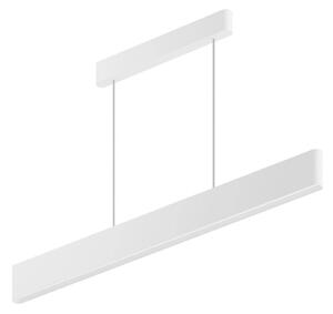 Závesné svietidlo LED Satori, dĺžka 86,4 cm, biela, 2 700 K, hliník