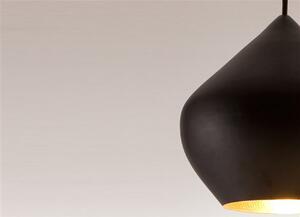 Tom Dixon - Beat Light Stout LED Závěsná Lampa Black - Lampemesteren