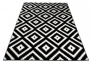 Kusový koberec Remund čierny 60X100 60x100cm