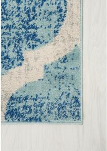 Kusový koberec Mriežka modrý 140x200cm