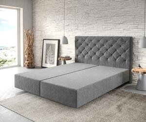 DELIFE Boxspring posteľ Dream-Great 160x200 cm mikrovlákno antracitová