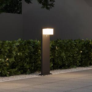 Nestos LED svetlo na chodník so senzorom pohybu, IP54, Čierna, Hliník, Moderný, Osvetlenie príjazdovej cesty