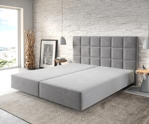 DELIFE Boxspring posteľ Dream-Fine 180x200 cm mikrovlákno sivá