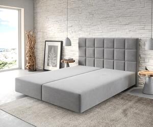 DELIFE Boxspring posteľ Dream-Fine 160x200 cm mikrovlákno sivá