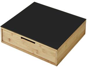 Organizér na čaje a kávové kapsule, 30 x 10 x 30 cm, bambus KESPER 58953