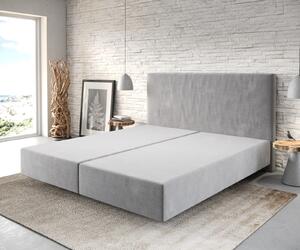 DELIFE Boxspring posteľ Dream-Well 180x200 cm mikrovlákno sivá