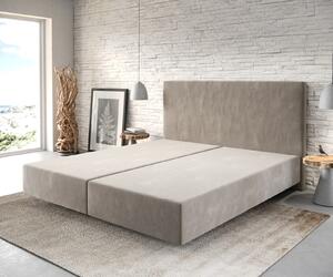 DELIFE Boxspring posteľ Dream-Well 180x200 cm mikrovlákno béžová
