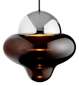 Design By Us - Nutty XL Závěsná Lampa Brown/Chrome - Lampemesteren