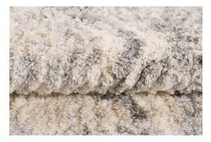 Kusový koberec shaggy Sevgi krémovo sivý 200x300cm