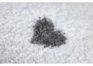 Detský kusový koberec Plameniak biely 80x150cm