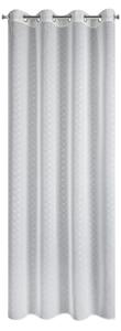 Sivá záclona na krúžkoch DIMA 140x250 cm