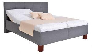 Čalúnená posteľ Mary 160x200, sivá, bez matraca