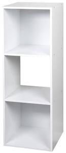 Polica s 3 priehradkami 31 × 91 × 30 cm, biela KESPER 15976
