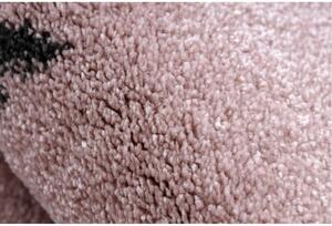 Detský kusový koberec Sloník ružový 120x170cm