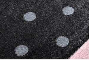 Detský kusový koberec Srdce ružový 160x220cm