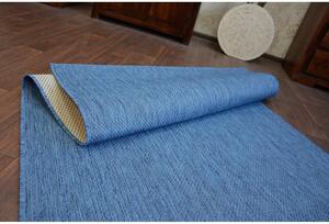 Kusový koberec Flat modrý 80x150cm