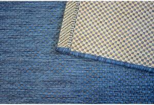 Kusový koberec Flat modrý 140x200cm