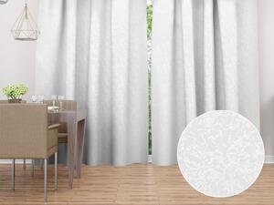 Biante Dekoračný záves TF-032 Venezia biely - š. 300 cm 300x170 cm
