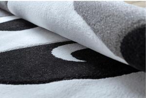 Detský kusový koberec Panda sivý 120x170cm