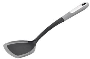 Obracačka so silikónovým okrajom 37 cm, sivá KESPER 86108