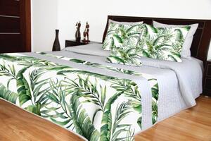 Prikrývka na posteľ s listovým motívom Šírka: 200 cm | Dĺžka: 220 cm